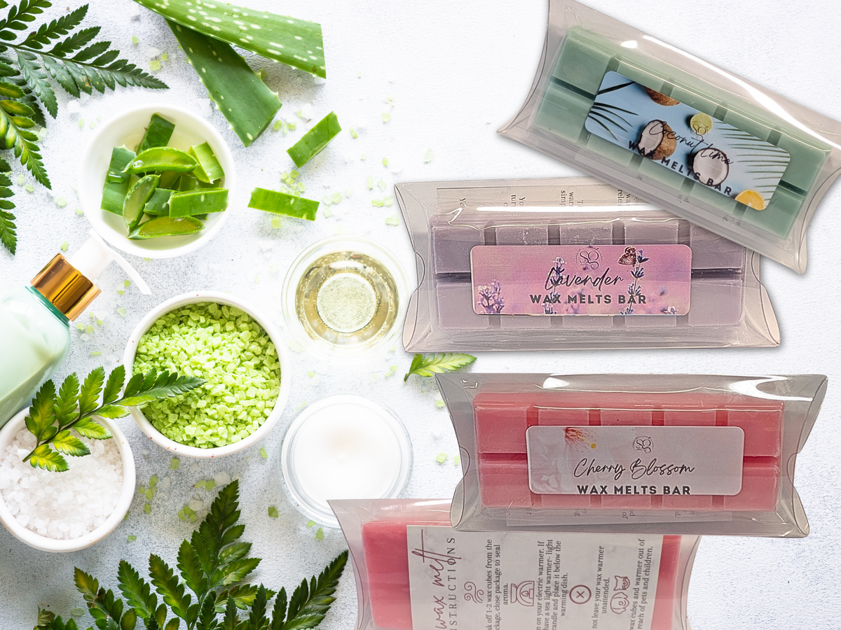 Holiday Gift Wax Melts Bar – Seasonal Hues | 18 Signature Scents