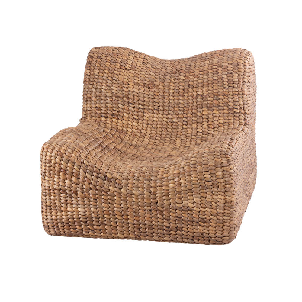 Tenang Relax Lounge Chair — Handwoven Water Hyacinth