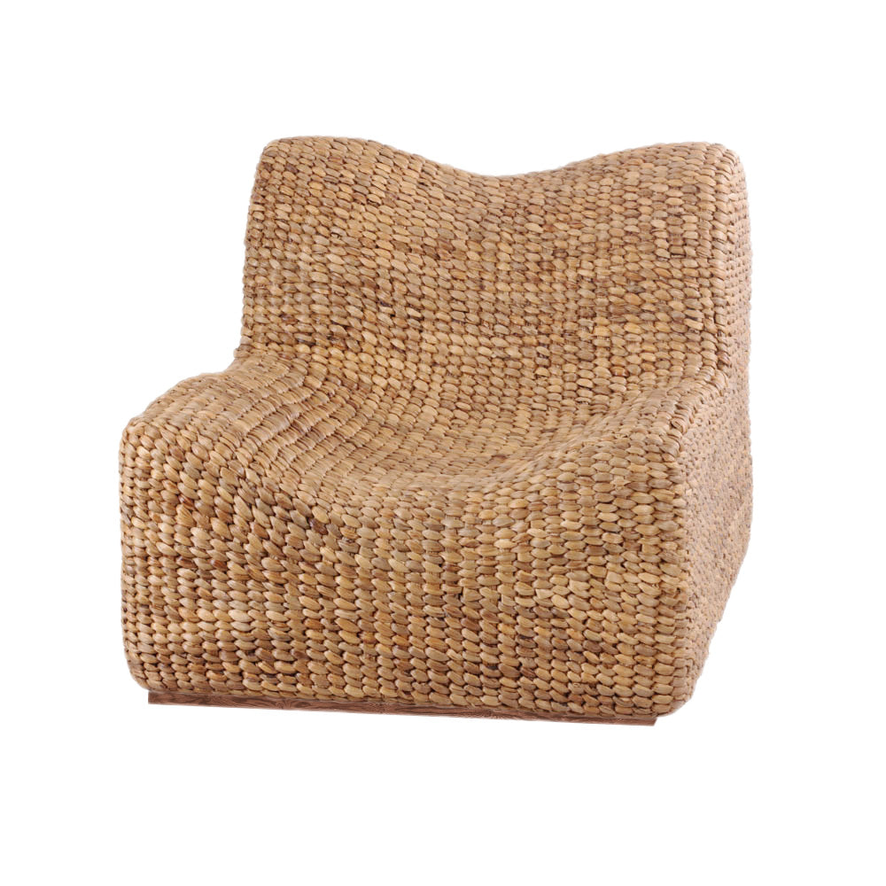 Tenang Relax Lounge Chair — Handwoven Water Hyacinth