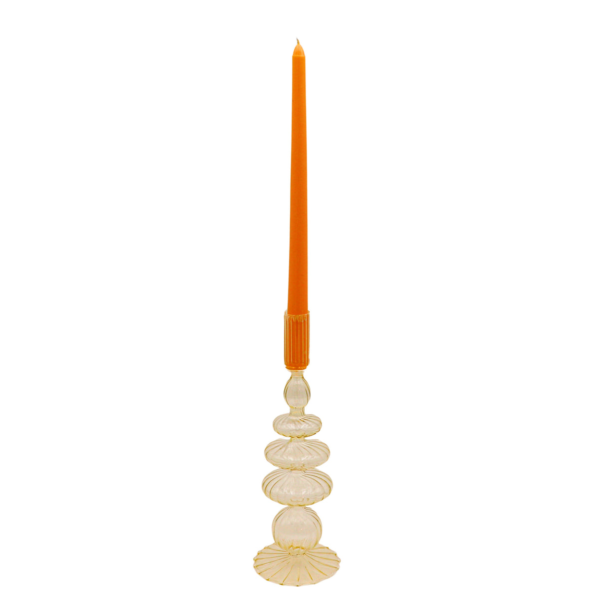 Mustard Spice Extra Tall Taper Candles – 24 Candles