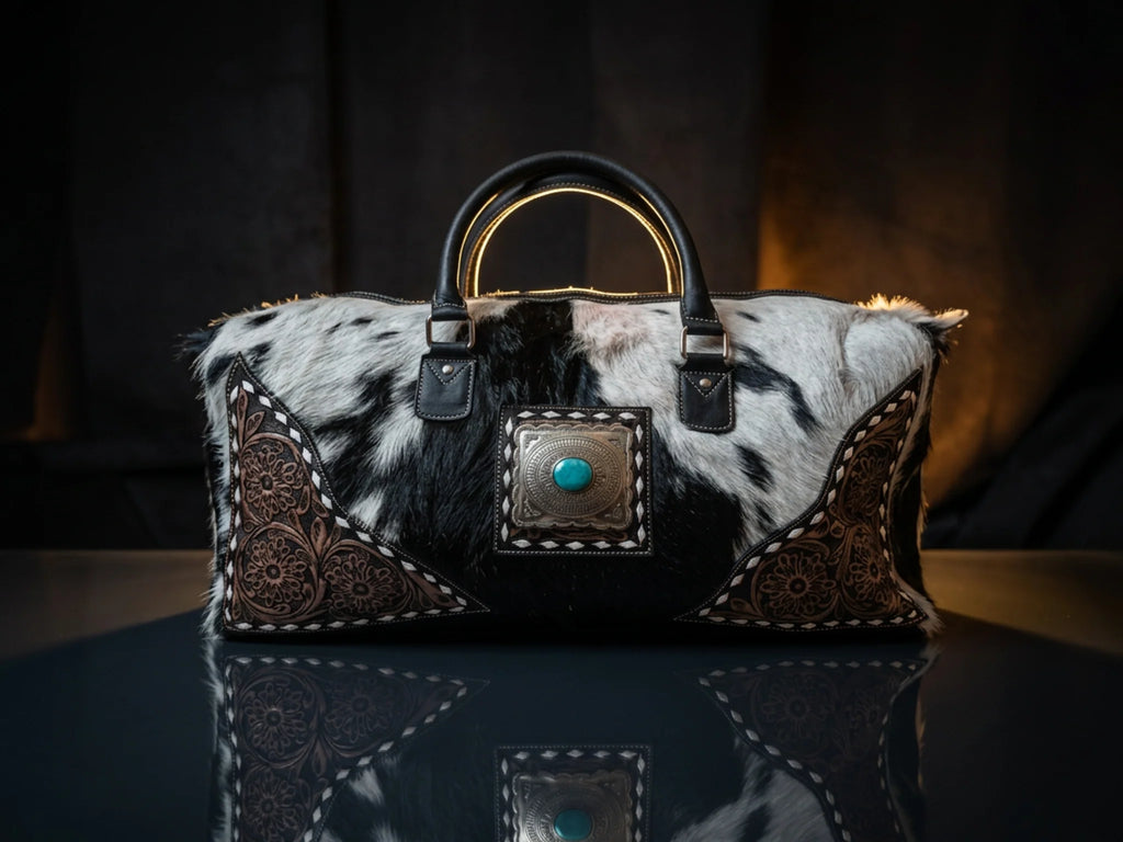 Handcrafted Luxury Leather Duffle - Timeless Travel Companion