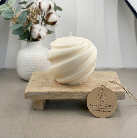Candela Swirl | Creazione minimalista