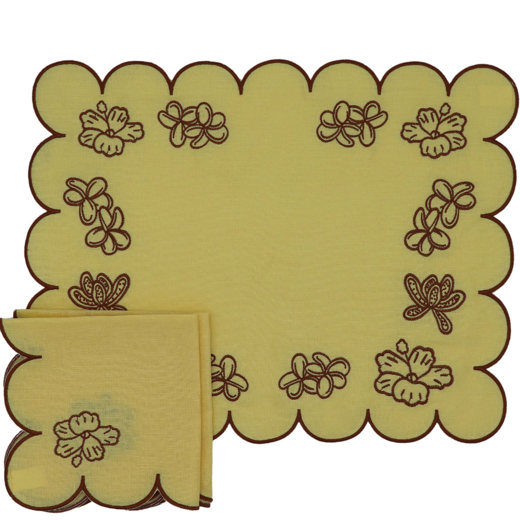 Tawny Marigold Linen Napkins – Set of 4