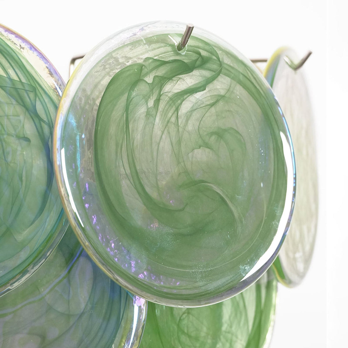Tiered Murano Glass  Wall Lamp