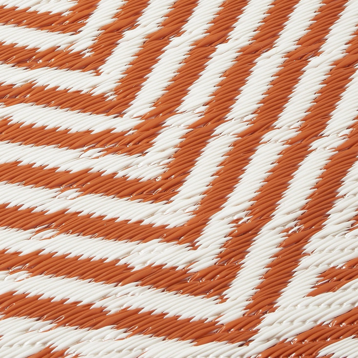 Tokyo - Burnt Orange Geometric Outdoor Rug for Patio