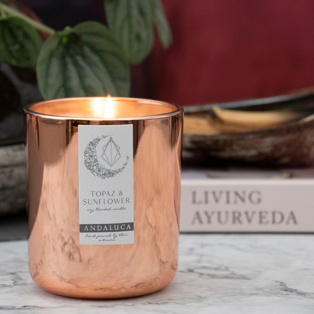 Topaz & Sunflower 12 oz Soy Blend Candle