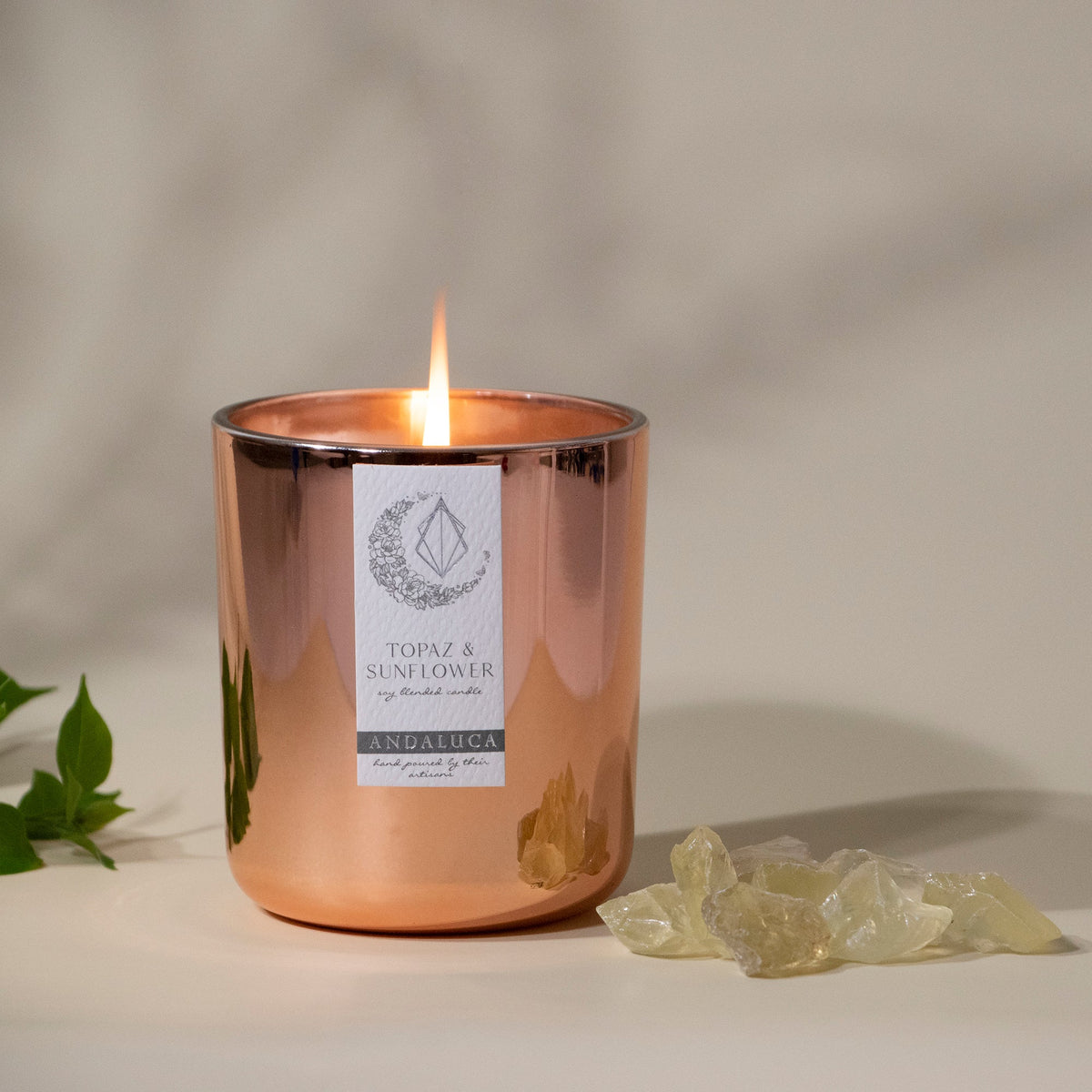 Topaz & Sunflower 12 oz Soy Blend Candle