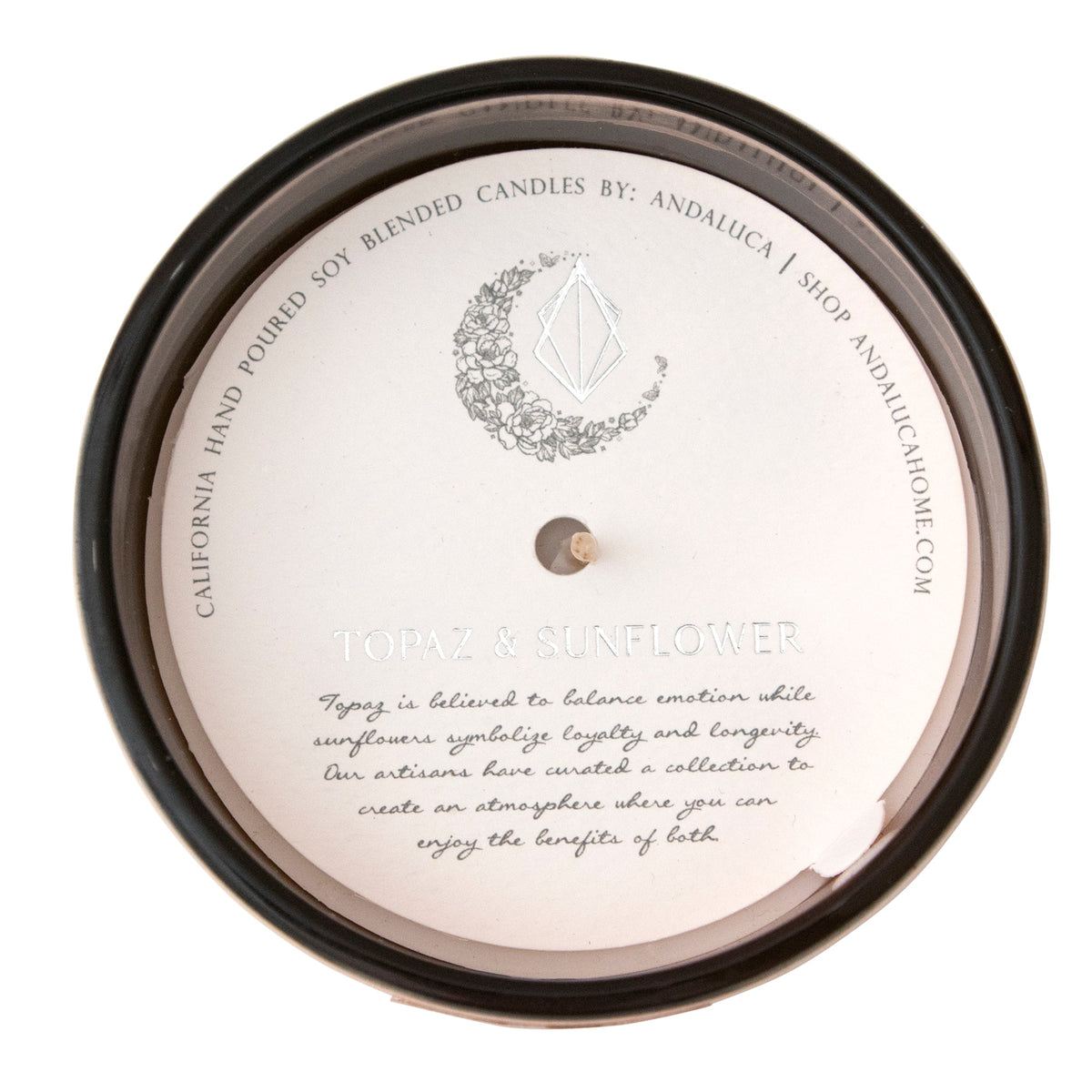 Topaz & Sunflower 12 oz Soy Blend Candle