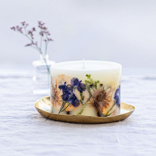 Petite bougie botanique - Pluie de vanille