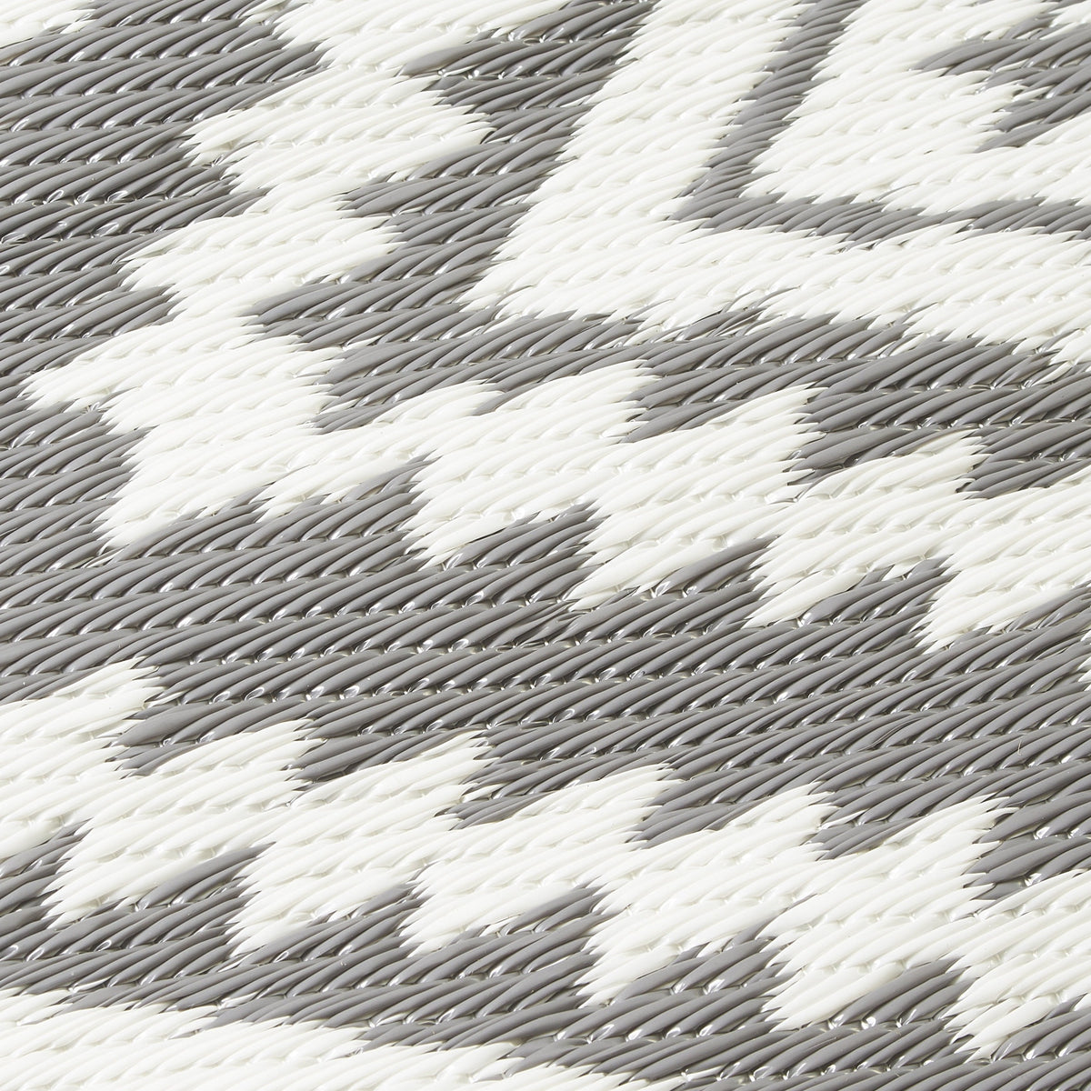Valencia - Gray Geometric Outdoor Rug for Patio FINAL SALE