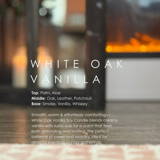 White Oak Vanilla Candle