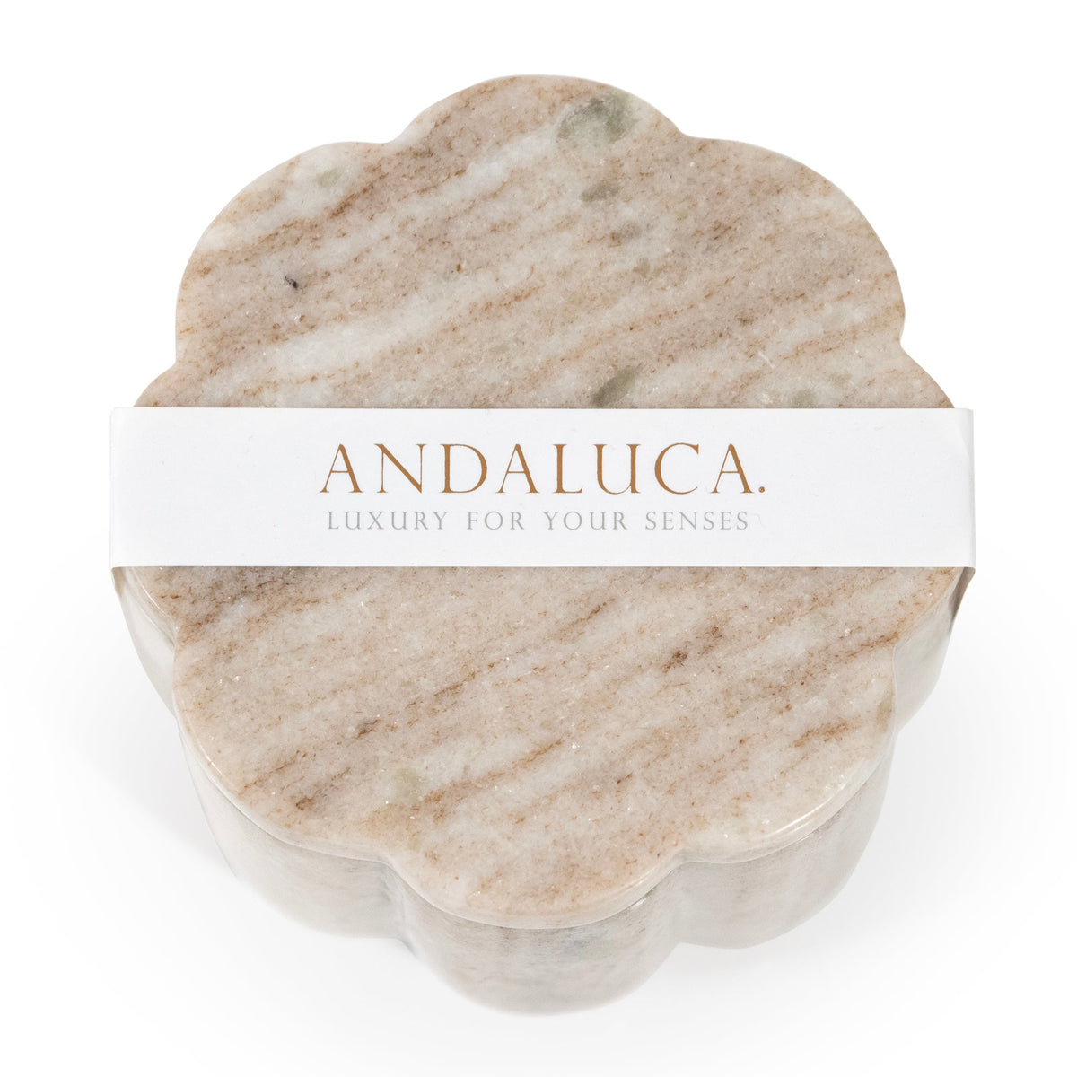 White Musk & Bamboo Marble Candle