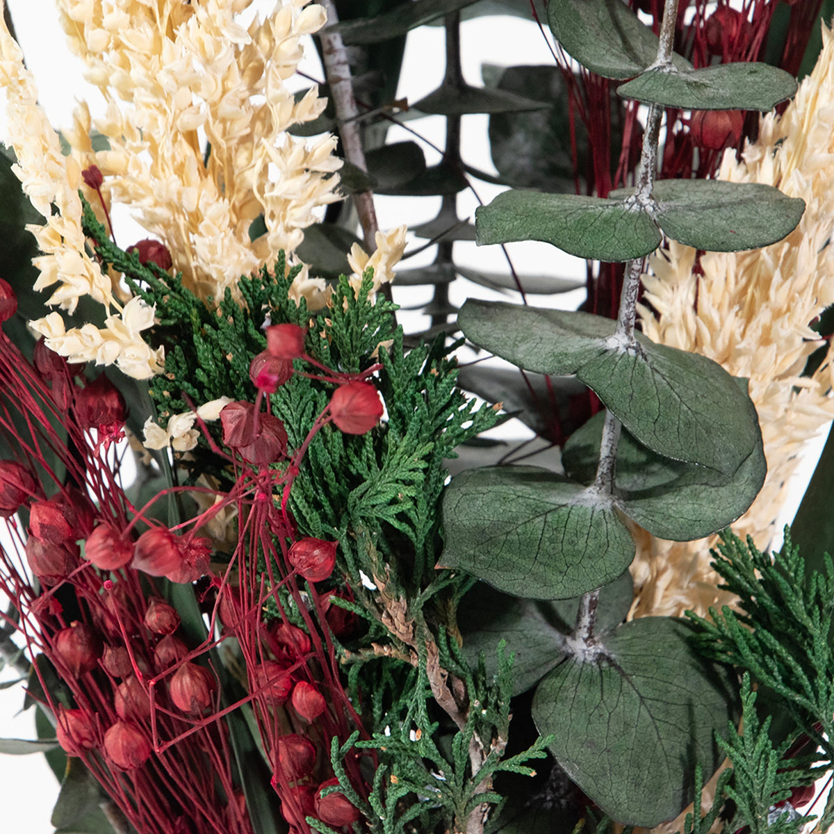 Winter Eucalyptus & Flax 16" Bouquet