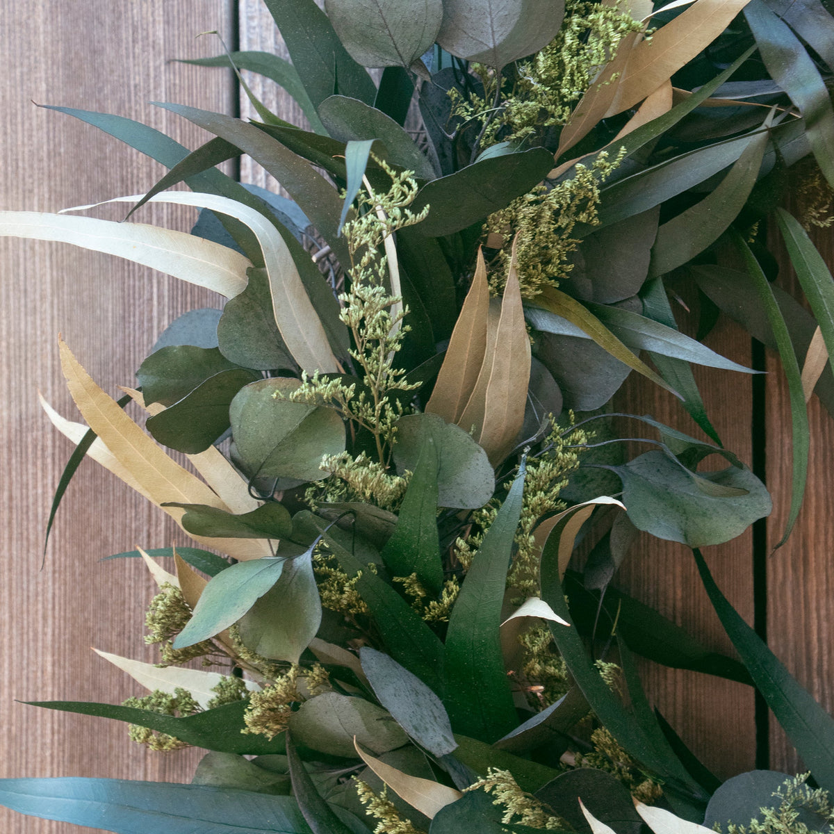 Willow and Silver Dollar Eucalyptus Wreath