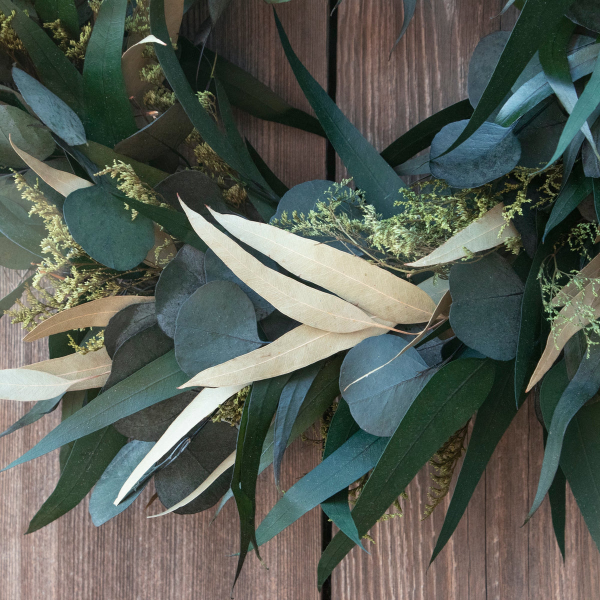 Willow and Silver Dollar Eucalyptus Wreath