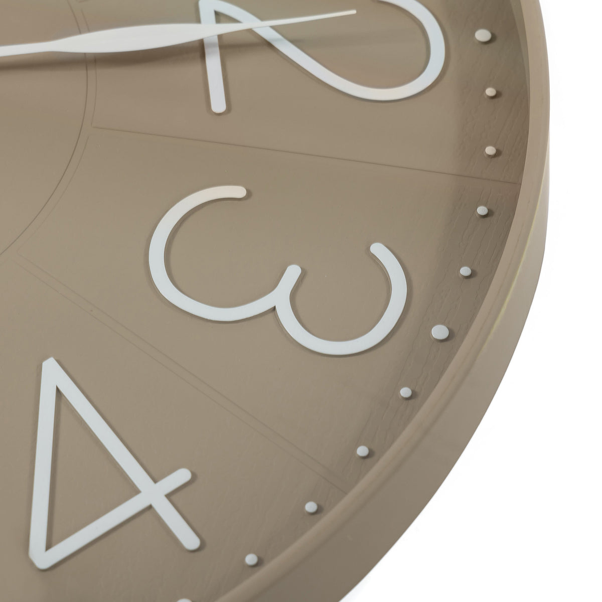 Stonehaven Modern Round Wall Clock 23.5 in