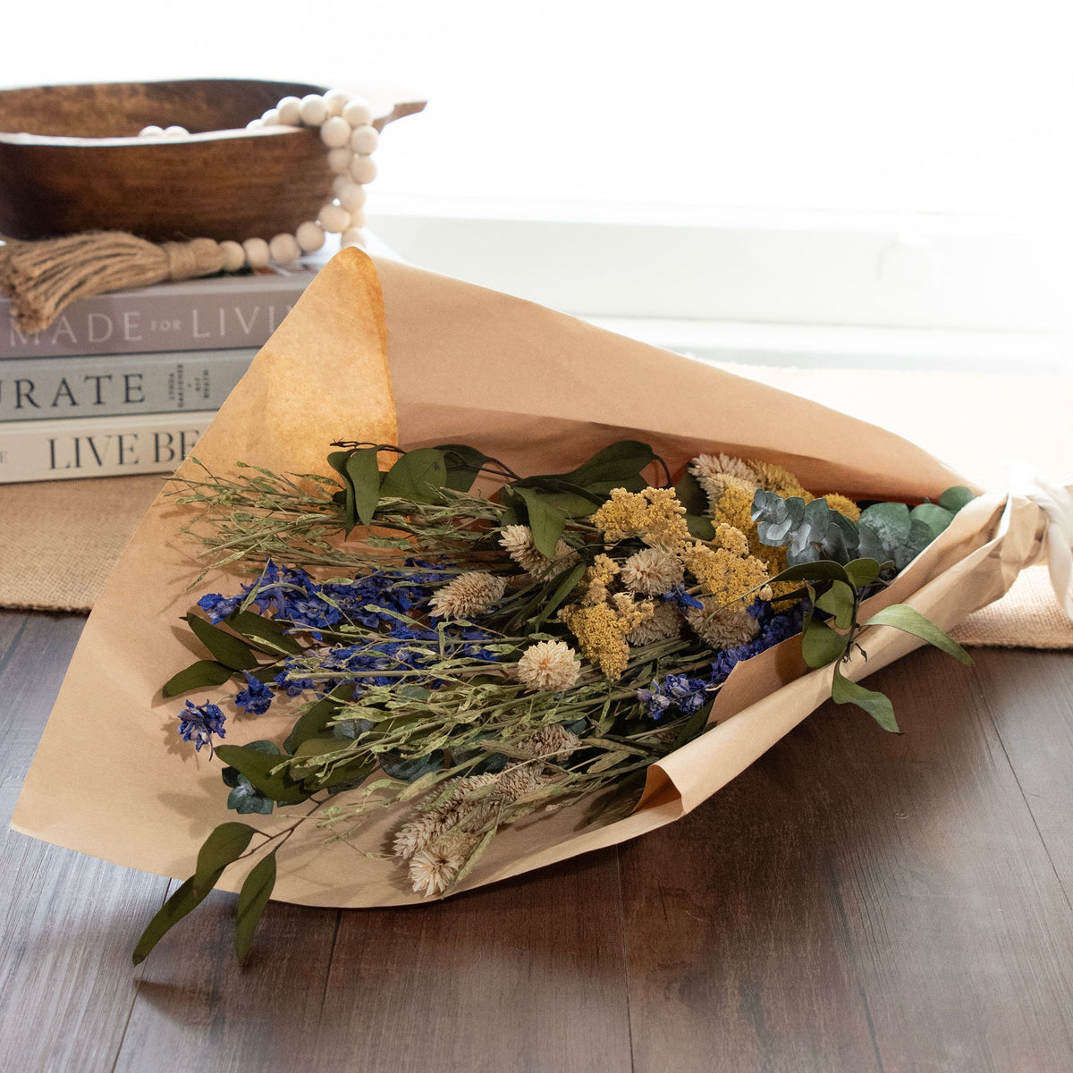 Yarrow Eucalyptus Bouquet