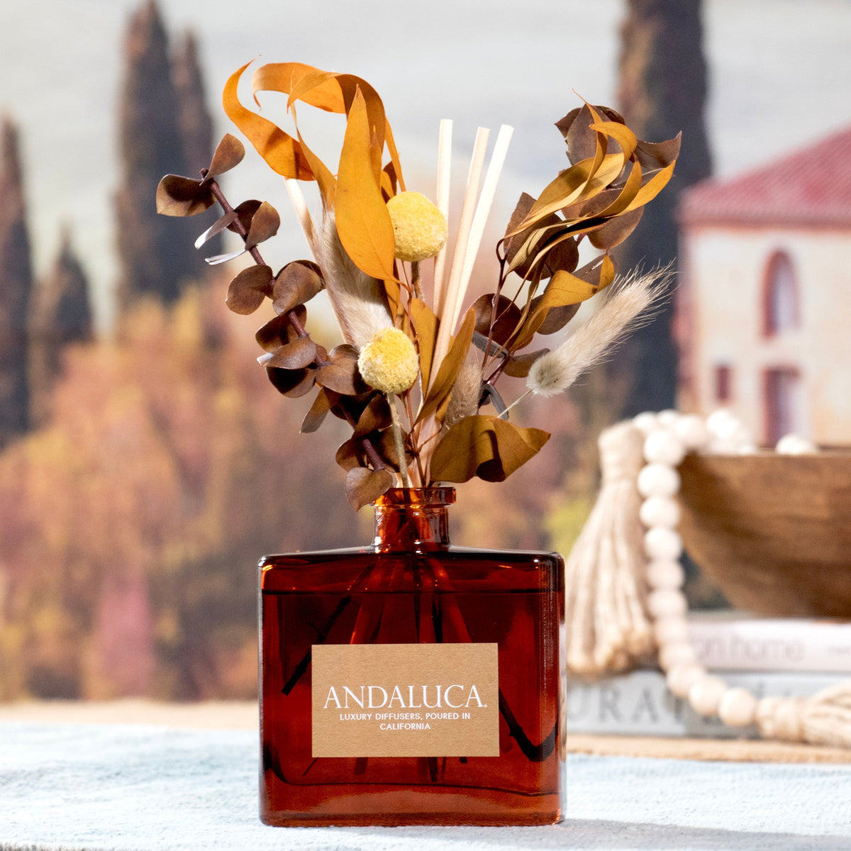 Amber Eucalyptus Floral Fragrance Reed Diffuser
