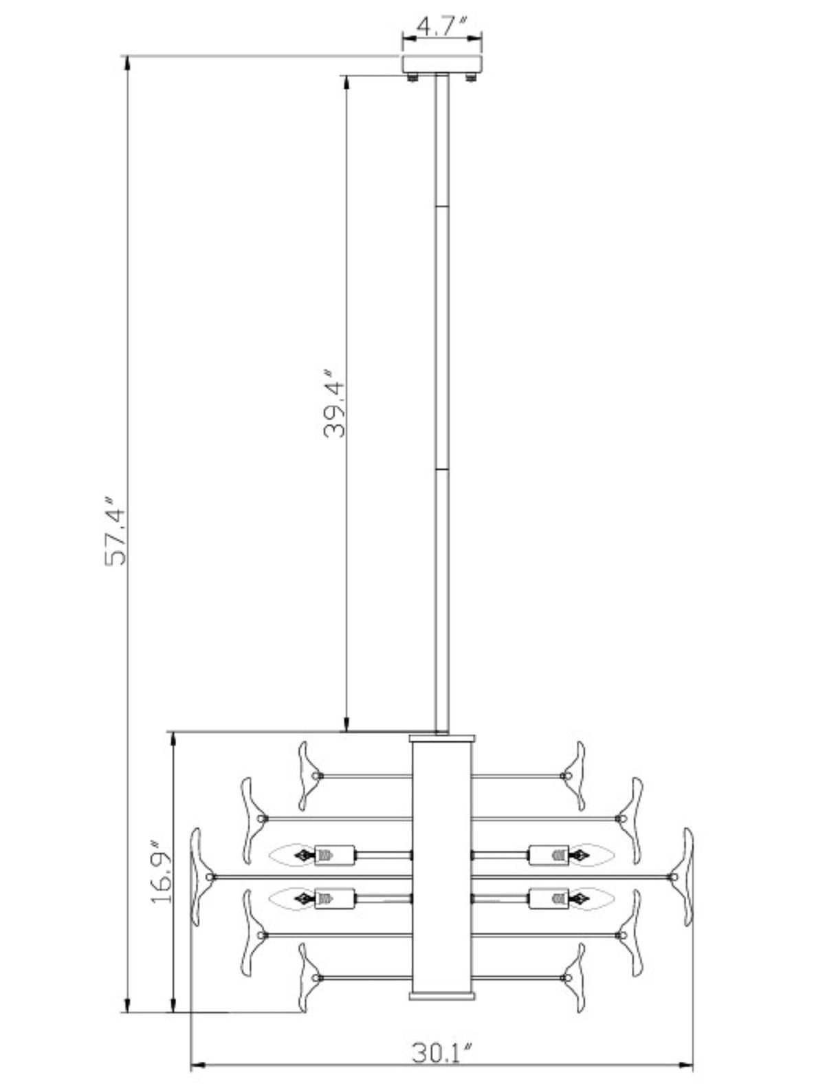 Bloom 6-Light Chandelier