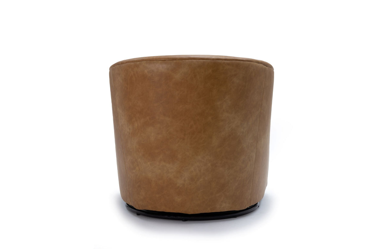 Marlowe Faux Leather Swivel Chair