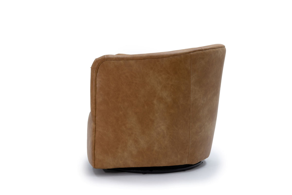 Marlowe Faux Leather Swivel Chair