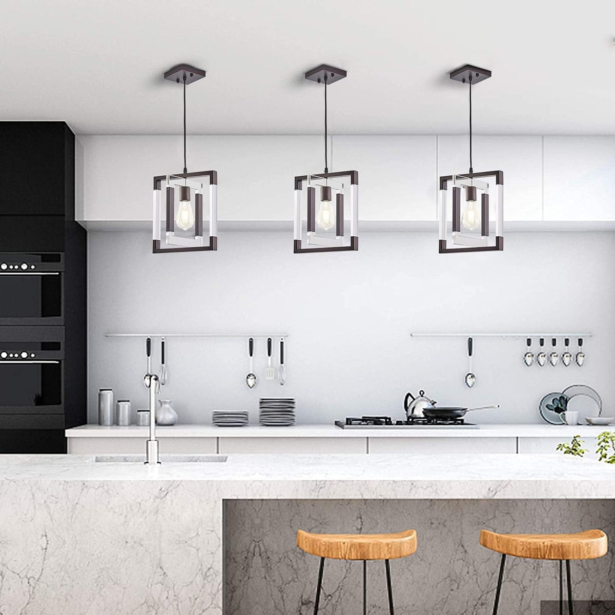 1-Light Lantern Pendant Chandelier