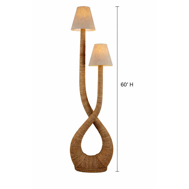 Handmade Infinity Floor Lamp