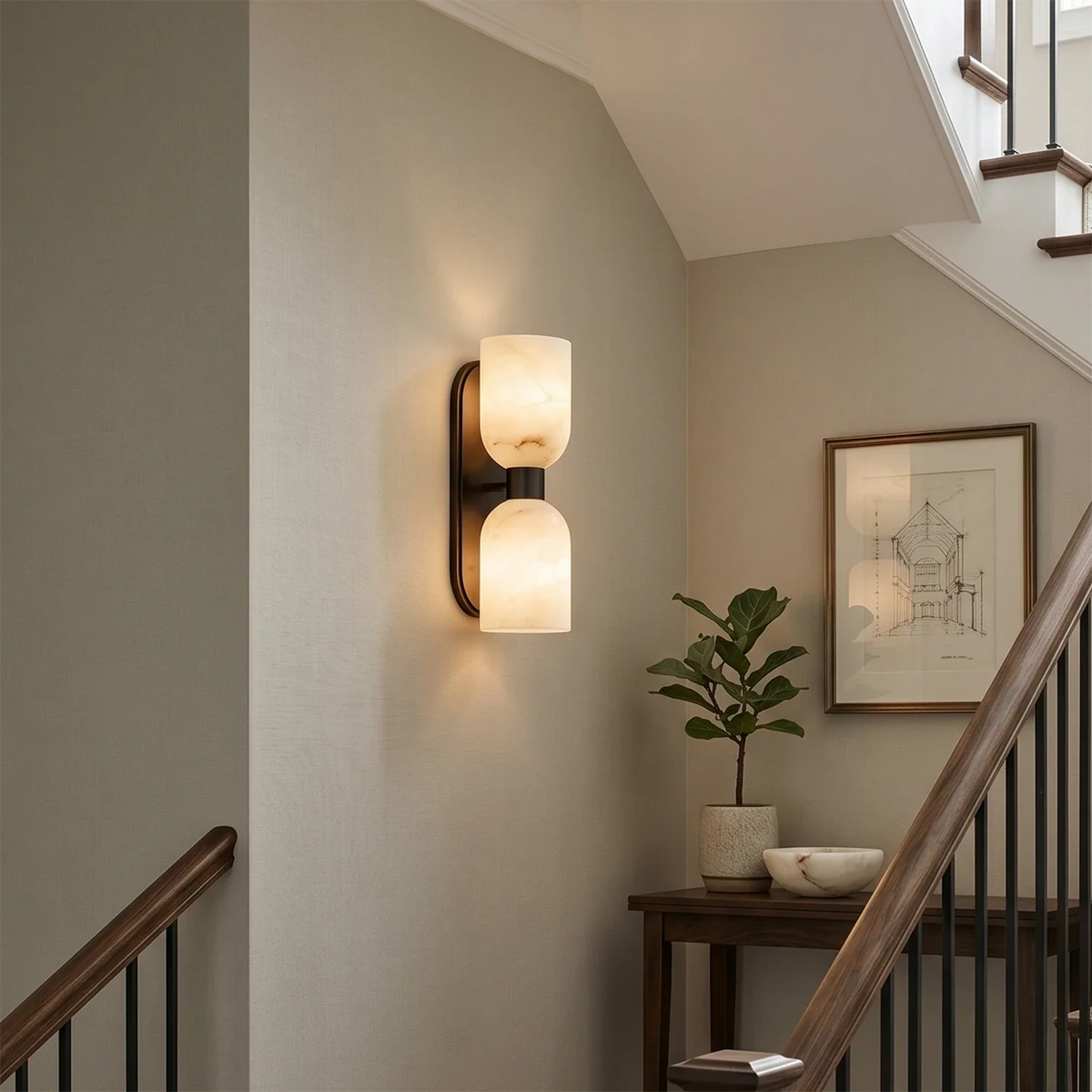 Alabaster Aurinde Wall Lamp