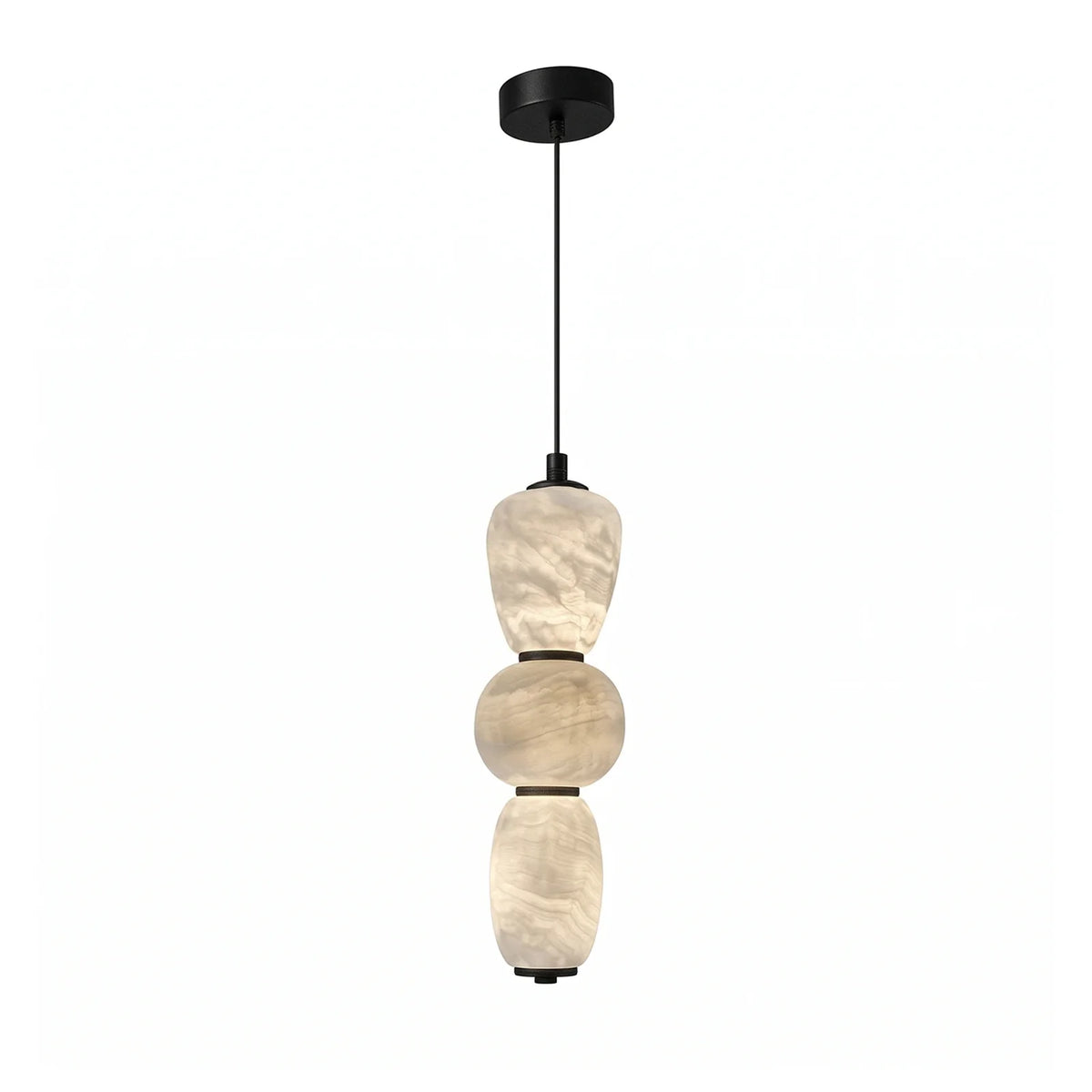 Alabaster Pendulous Pearl Pendant Light