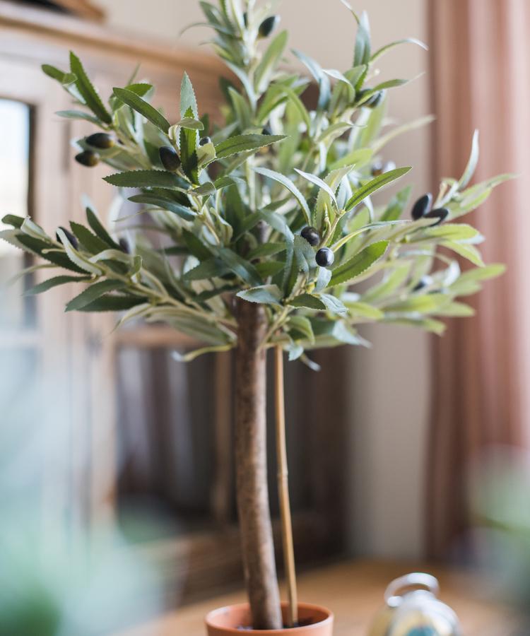 Artificial Small Olive Tree 24" Tall Faux