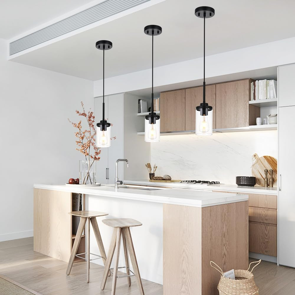 Farmhouse Glass Pendant Light
