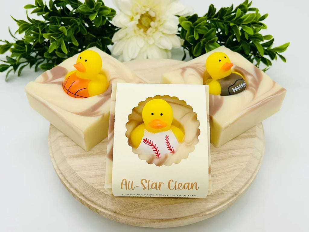 All-Star Clean Handmade Soap Bar for Kids – Vegan Cold Process Soap