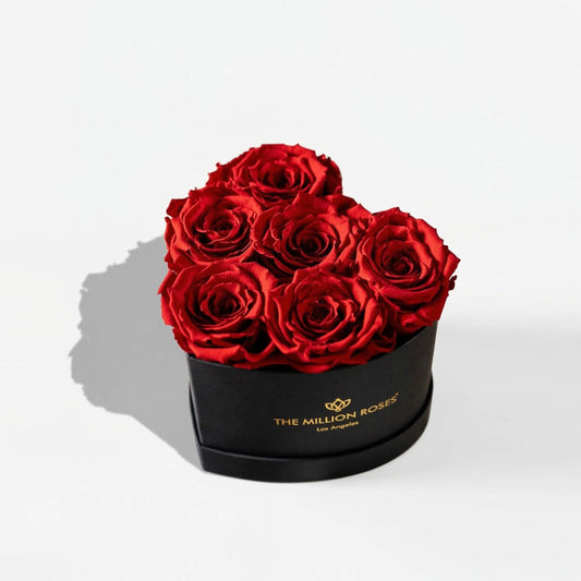 Scatola Nera a Cuore per Bambini | Rose Rosse
