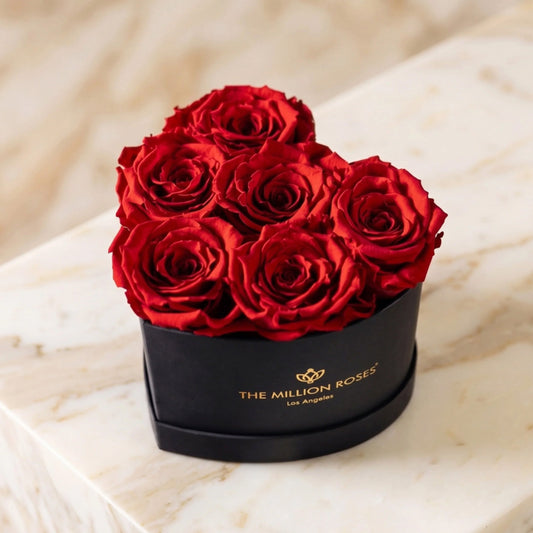 Scatola Nera a Cuore per Bambini | Rose Rosse