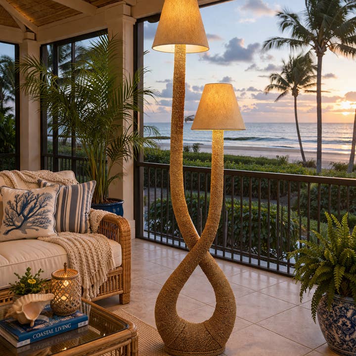 Handmade Infinity Floor Lamp