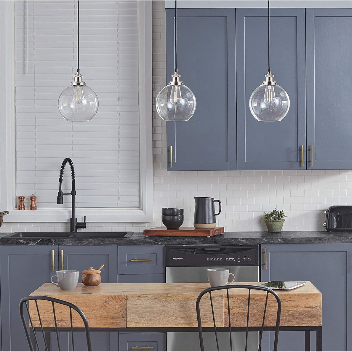 Large Globe Glass Pendant Light