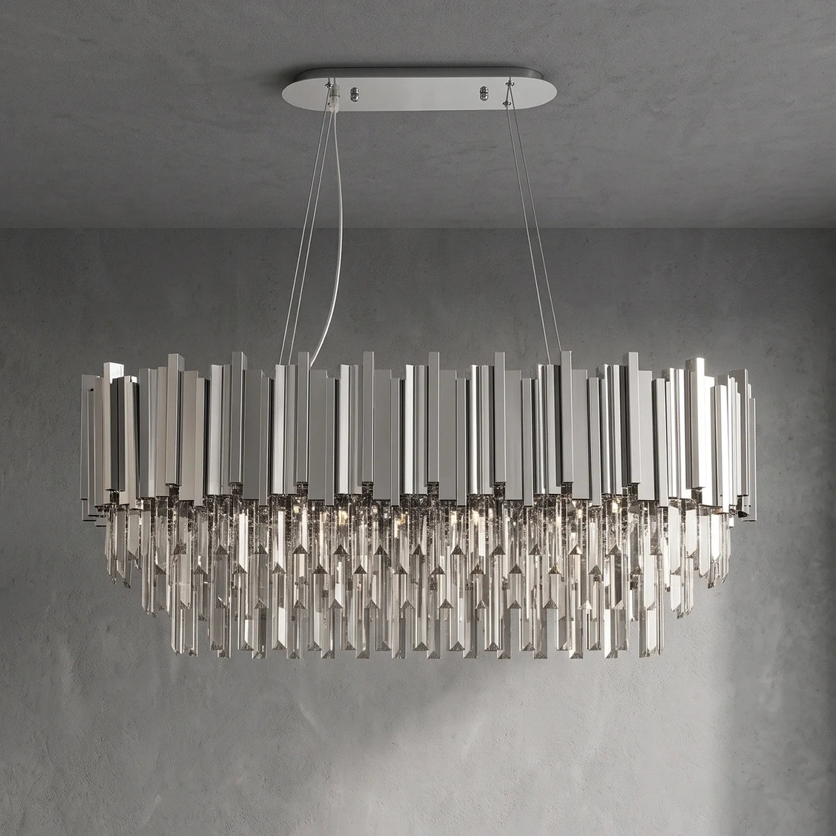 Bourbons Alphonsus Crystal Chandelier