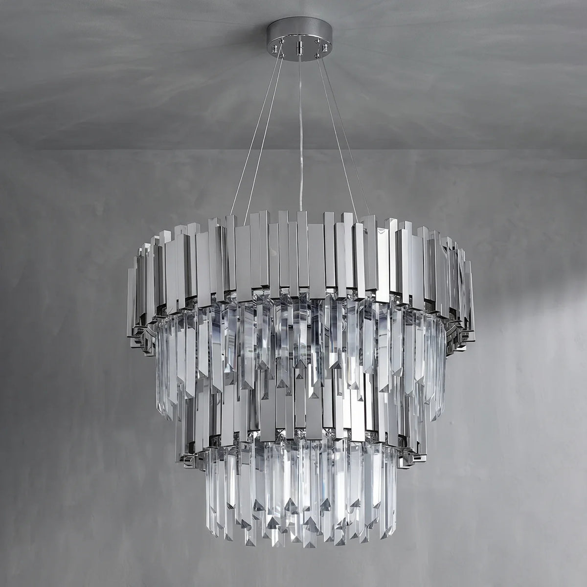Bourbons Alphonsus Crystal Chandelier