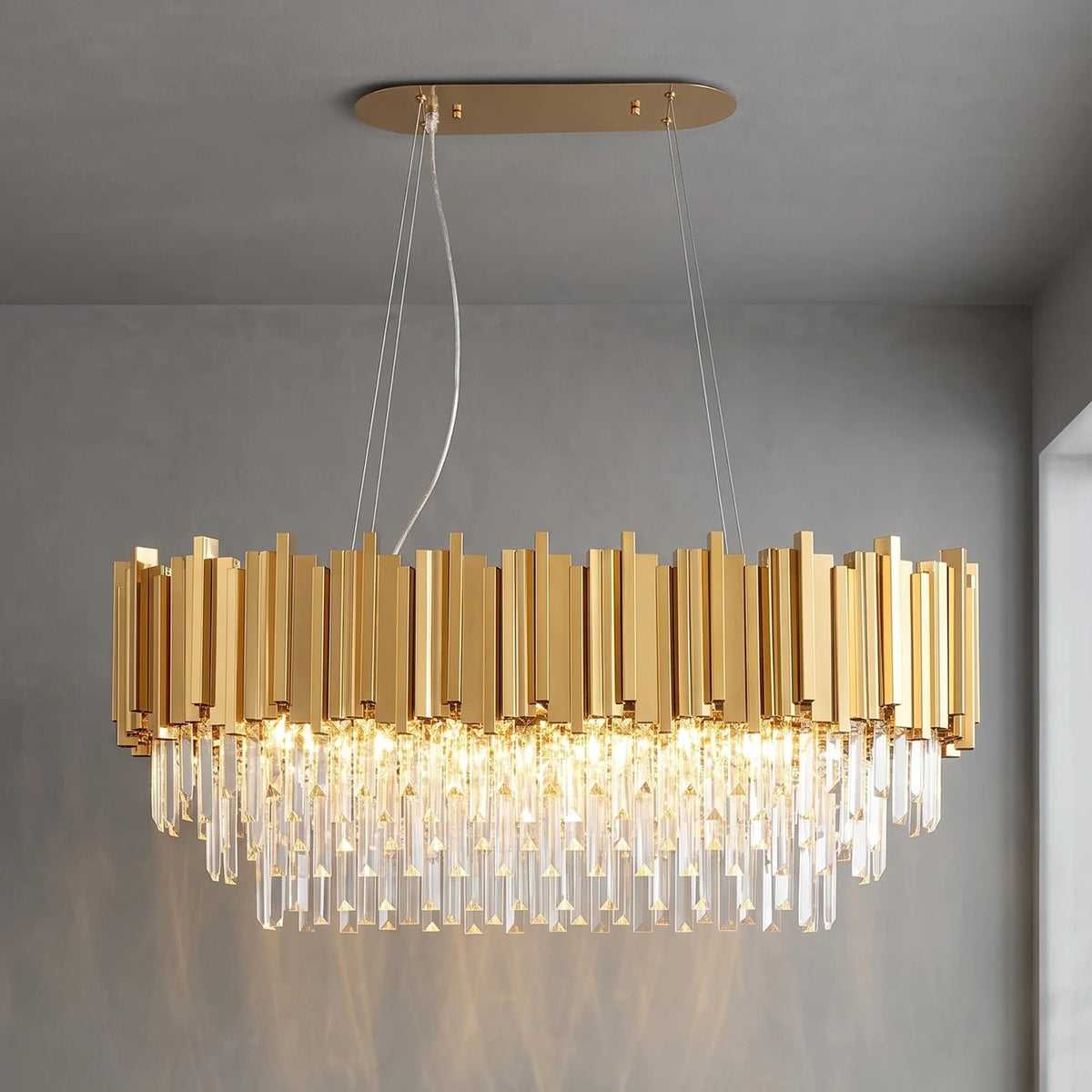 Bourbons Alphonsus Crystal Chandelier