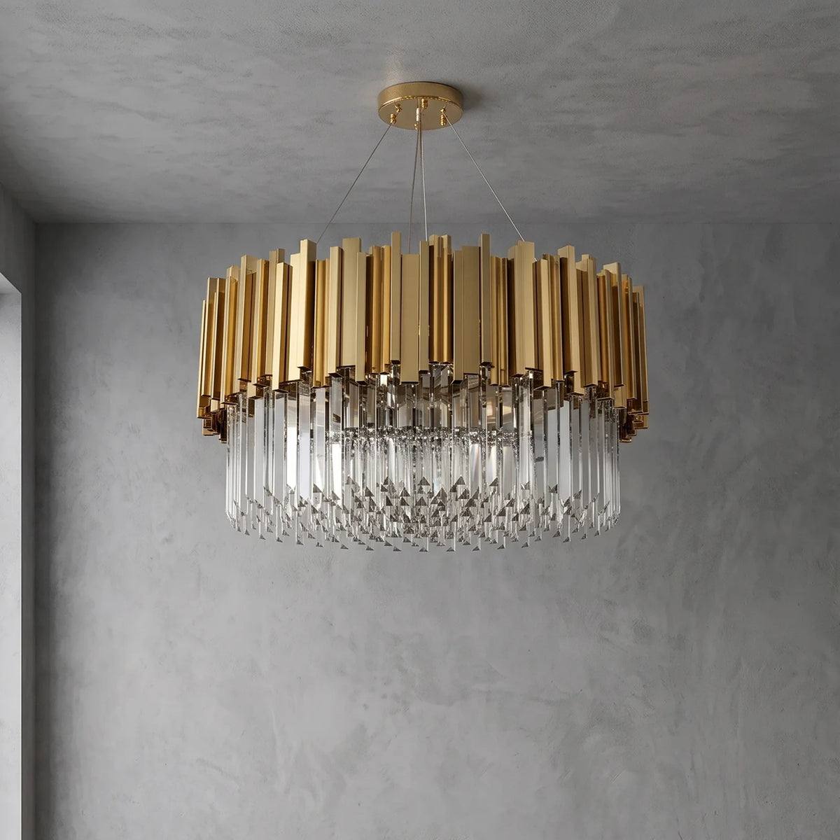 Bourbons Alphonsus Crystal Chandelier