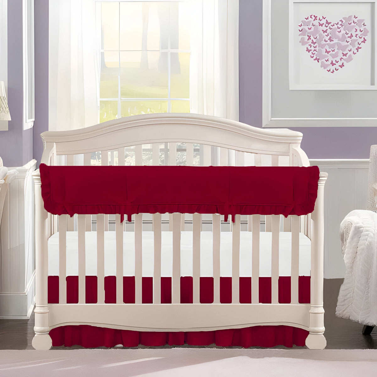 Cotton Knitted Crib Rail Cover