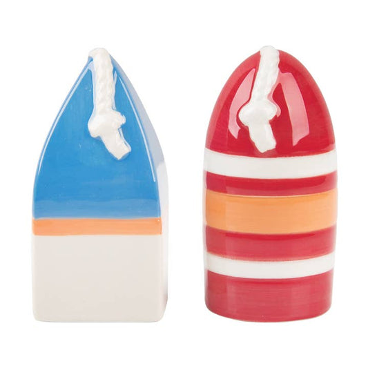 Buoy Salt & Pepper Shaker Set 3.3 x 1.5 x 3.5 in