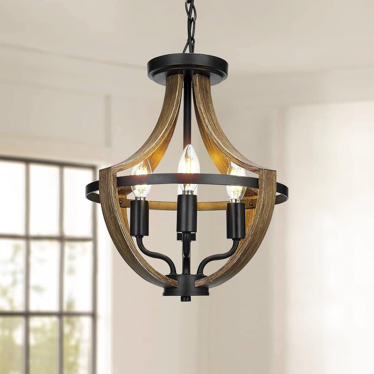 Modern Farmhouse 4-Light Hanging Pendant Light