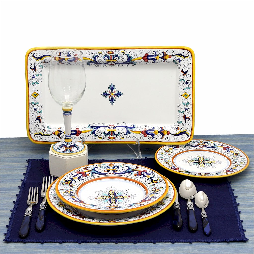RICCO DERUTA DELUXE: Dinner Plate - White Center
