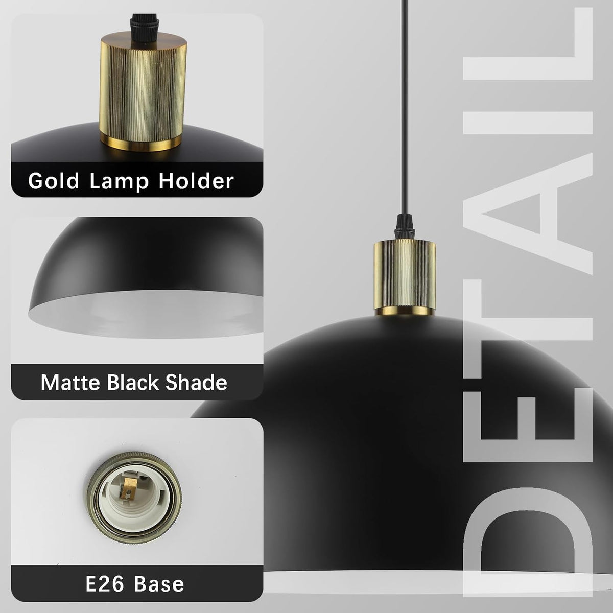 Dome Metal Pendant Light