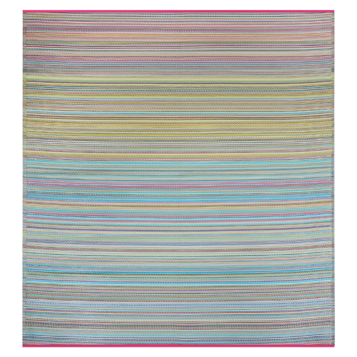 Cancun - Candy Striped Outdoor Rug for Patio