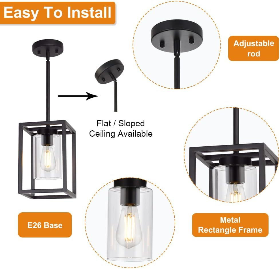 1 Light Farmhouse Pendant Lighting