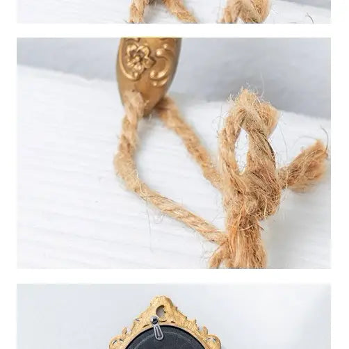 French Vintage Hand-Held Mirror