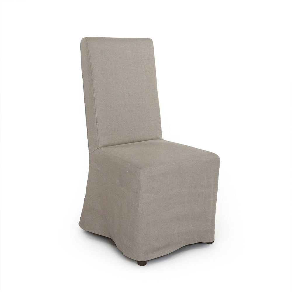 Erica Beech Linen Side Chair