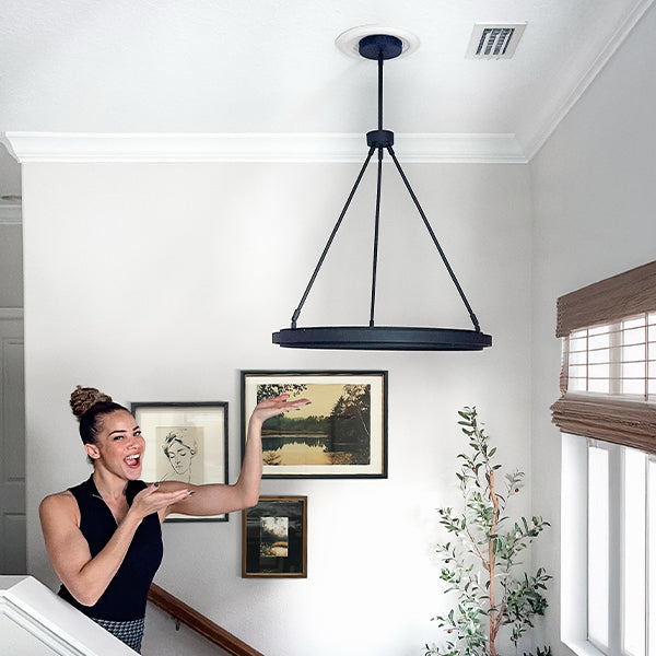 Adjustable Round LED Chandelier